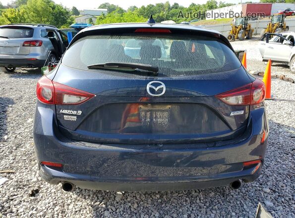 3MZBN1L30JM253966 2018 MAZDA 3 Blue Widok z tyłu