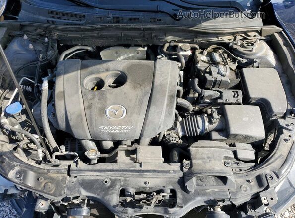 3MZBN1L30JM253966 2018 MAZDA 3 Blue Widok wnętrza z tyłu