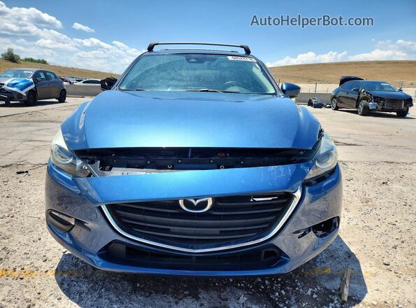 3MZBN1L31JM198217 2018 MAZDA 3 Blue Դիմացի տեսք