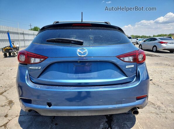 3MZBN1L31JM198217 2018 MAZDA 3 Blue Հետևի տեսք