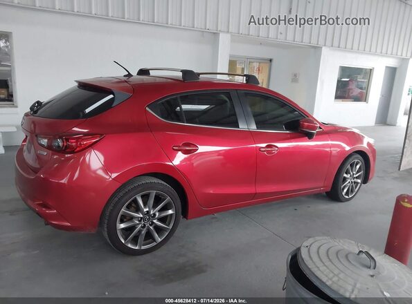 3MZBN1L32JM161919 2018 MAZDA 3 Red უკანა სალონის ხედი