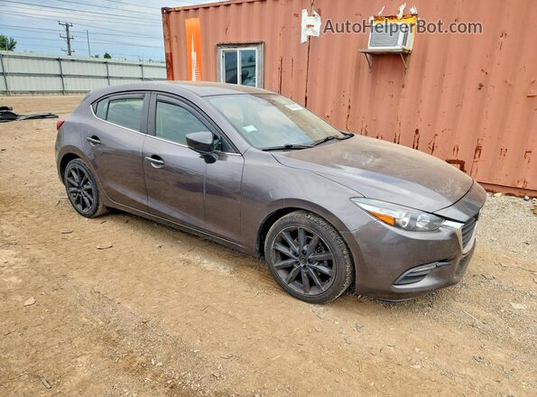 3MZBN1L32JM229989 2018 MAZDA 3 Gray Առջևի աջ
