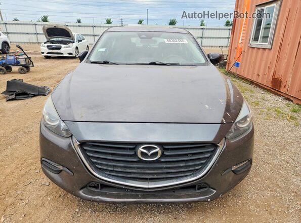 3MZBN1L32JM229989 2018 MAZDA 3 Gray Դիմացի տեսք