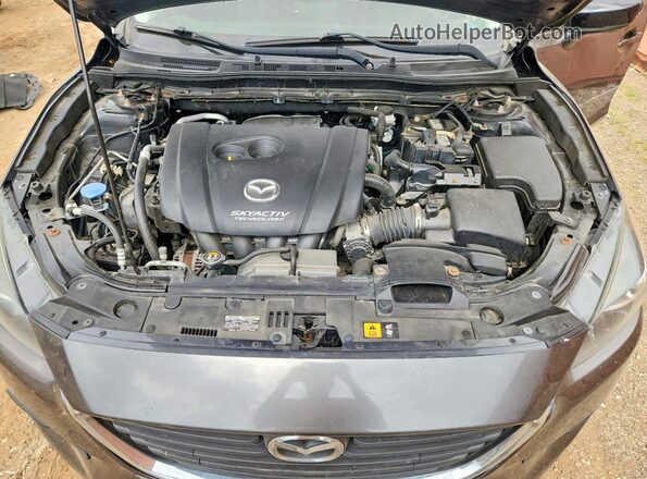 3MZBN1L32JM229989 2018 MAZDA 3 Gray Սալոնի հետևի տեսք