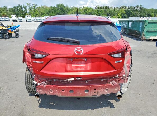 3MZBN1L34JM251038 2018 MAZDA 3 Red უკანა ხედი