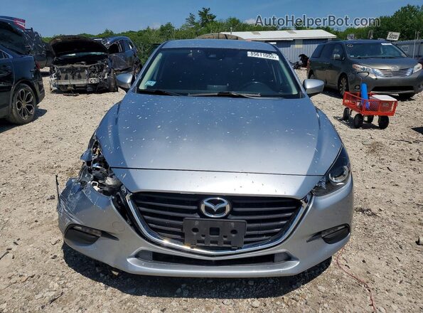 3MZBN1L35JM201569 2018 MAZDA 3 Silver Front view