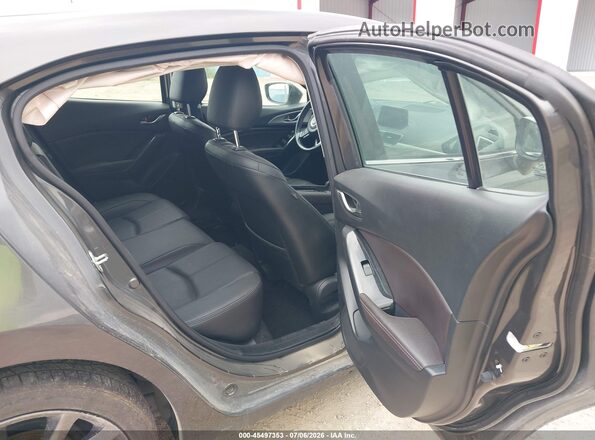 3MZBN1L35JM261108 2018 MAZDA 3 Gray VIN კოდის სტიკერის ხედი