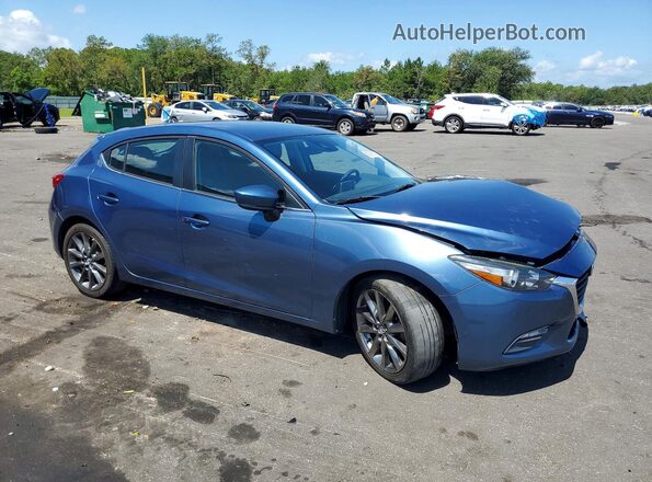 3MZBN1L38JM242441 2018 MAZDA 3 Blue წინა მარჯვენა