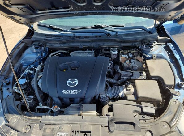 3MZBN1L39JM199390 2018 MAZDA 3 Blue Շարժիչի բաժամունքի տեսք