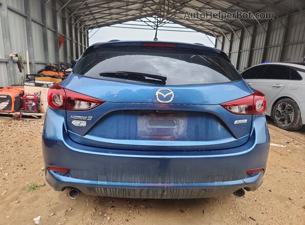 3MZBN1L39JM199390 2018 MAZDA 3 Blue Հետևի տեսք