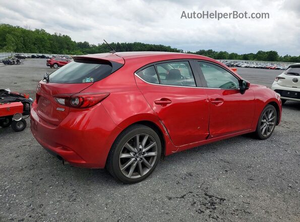 3MZBN1L3XJM197616 2018 MAZDA 3 Red Tył prawy