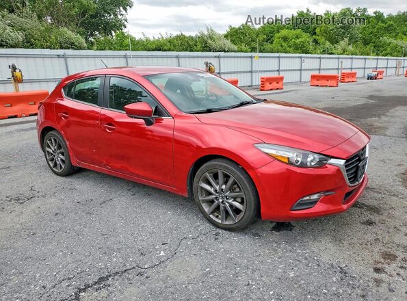 3MZBN1L3XJM197616 2018 MAZDA 3 Red Przód prawy