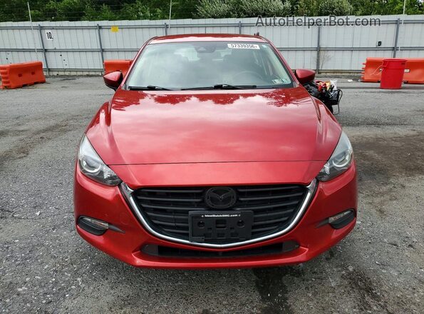 3MZBN1L3XJM197616 2018 MAZDA 3 Red Widok z przodu
