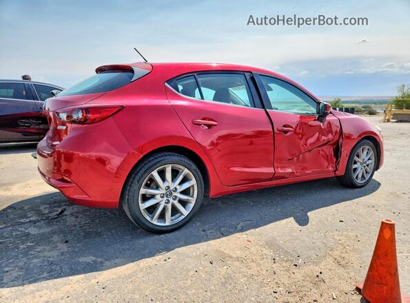 3MZBN1L70HM114322 2017 MAZDA 3 Burgundy უკანა მარჯვენა