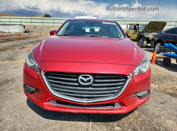 3MZBN1L70HM114322 2017 MAZDA 3 Burgundy წინა ხედი
