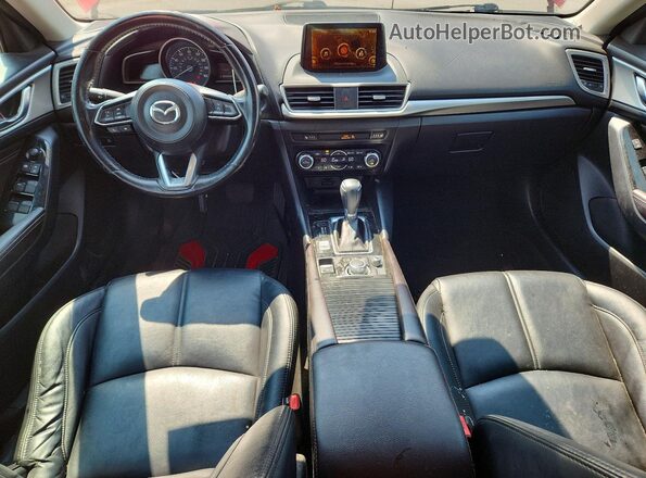 3MZBN1L70HM114322 2017 MAZDA 3 Burgundy წინა პანელის ხედი
