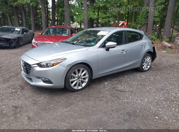 3MZBN1L71HM133705 2017 MAZDA 3 Silver Առջևի ձախ երեք քառորդ տեսարան