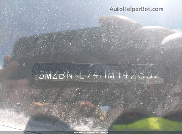 3MZBN1L74HM142852 2017 MAZDA 3 Blue Շարժիչի բաժամունքի տեսք