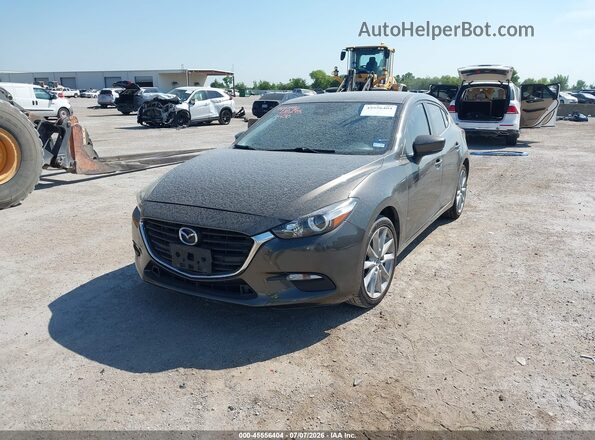 3MZBN1L78HM135175 2017 MAZDA 3 Brown Vista tres cuartos delantera izquierda