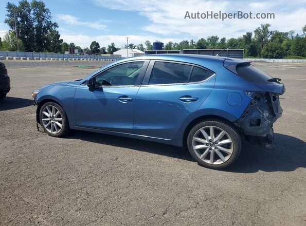 3MZBN1L79HM119728 2017 MAZDA 3 Blue Rear left