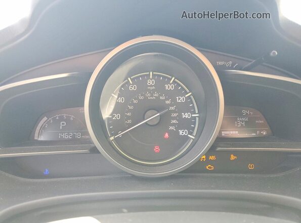 3MZBN1L79HM119728 2017 MAZDA 3 Blue Instrument cluster view