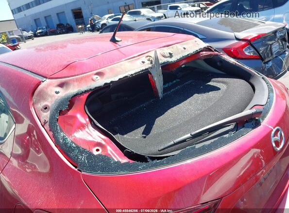 3MZBN1L7XHM114876 2017 MAZDA 3 Red Instrument cluster view