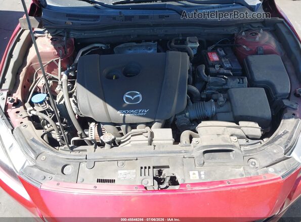 3MZBN1L7XHM114876 2017 MAZDA 3 Red Rear view