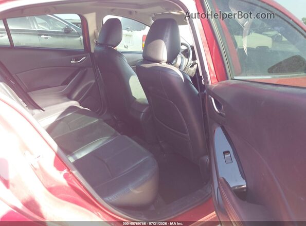 3MZBN1M30JM262567 2018 MAZDA 3 Red Вид наклейки з VIN-кодом