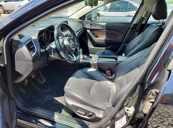 3MZBN1M32HM141551 2017 MAZDA 3 Black წინა სალონის ხედი