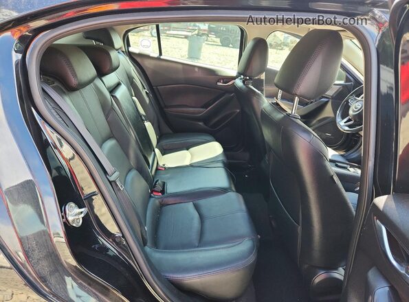 3MZBN1M32HM141551 2017 MAZDA 3 Black უკანა სავარძლების ხედი