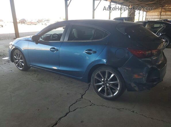 3MZBN1M32JM202225 2018 MAZDA 3 Blue Trasero izquierdo