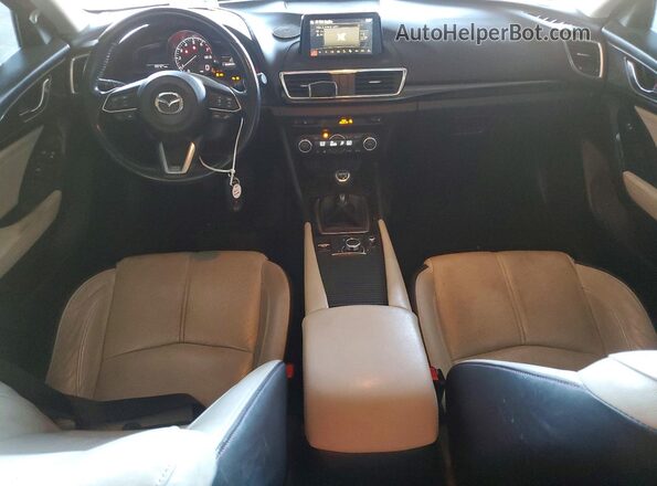 3MZBN1M32JM202225 2018 MAZDA 3 Blue Vista del salpicadero