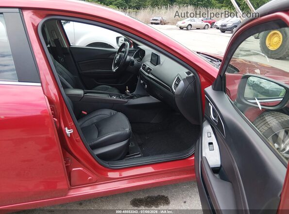 3MZBN1M32JM223091 2018 MAZDA 3 Red Вид салону спереду