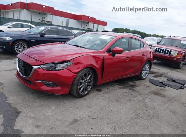 3MZBN1M32JM223091 2018 MAZDA 3 Red Передня ліва чверть