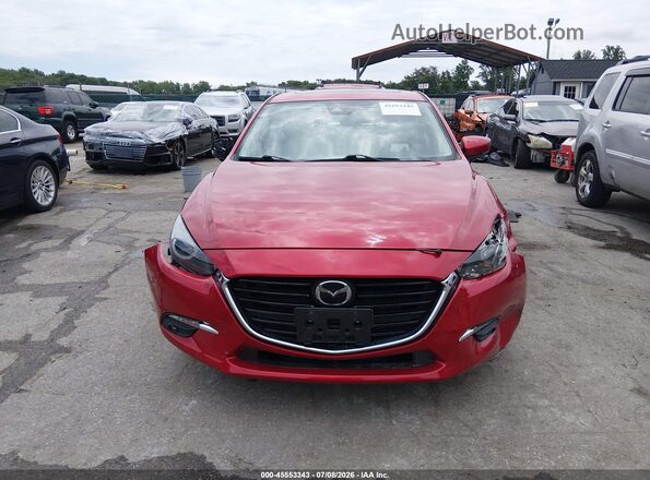 3MZBN1M32JM223091 2018 MAZDA 3 Red Вид щитка приладів