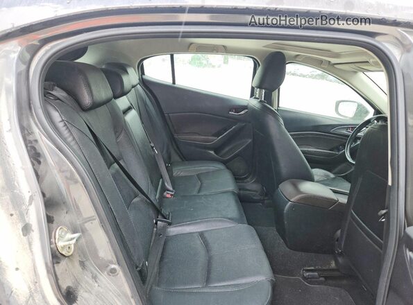 3MZBN1M33JM163371 2018 MAZDA 3 Gray უკანა სავარძლების ხედი
