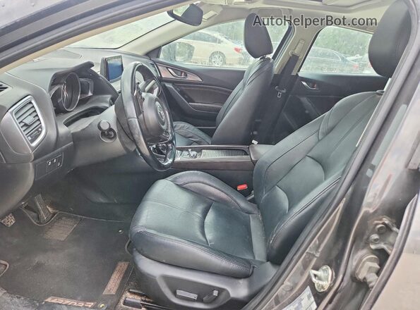 3MZBN1M33JM163371 2018 MAZDA 3 Gray წინა სალონის ხედი