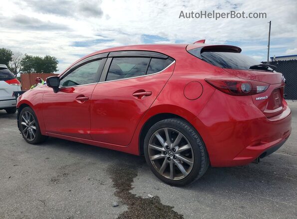 3MZBN1M34JM166960 2018 MAZDA 3 Red Trasero izquierdo
