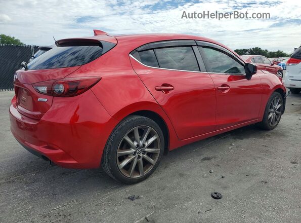 3MZBN1M34JM166960 2018 MAZDA 3 Red Trasero derecho