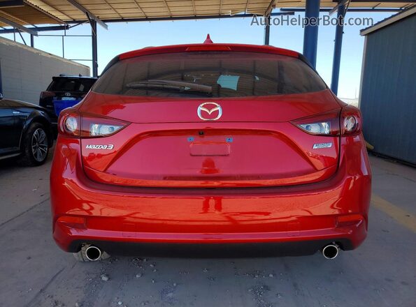 3MZBN1M34JM264466 2018 MAZDA 3 Red Rear view
