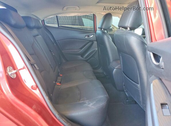 3MZBN1M34JM264466 2018 MAZDA 3 Red Rear seats view