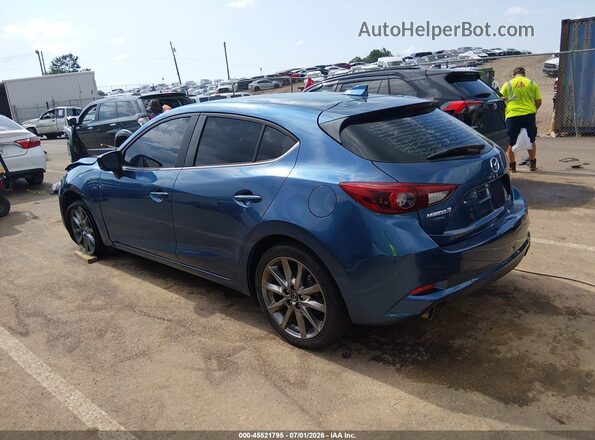 3MZBN1M37JM160201 2018 MAZDA 3 Blue Հետևի ձախ
