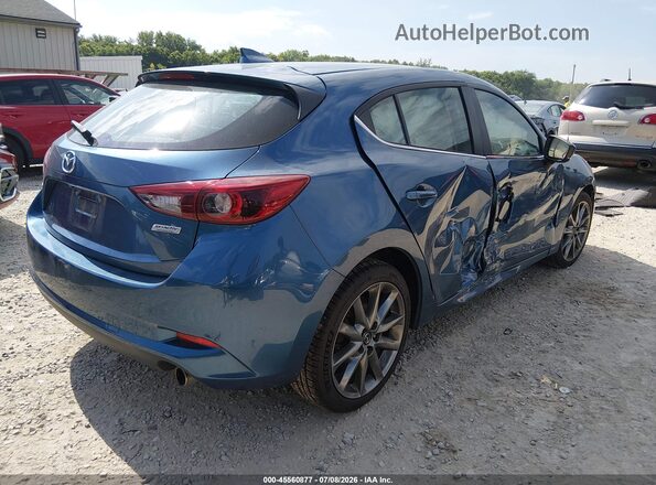 3MZBN1M37JM161123 2018 MAZDA 3 Blue Trasero derecho