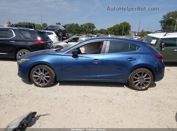 3MZBN1M37JM161123 2018 MAZDA 3 Blue Vista interior de 360 grados