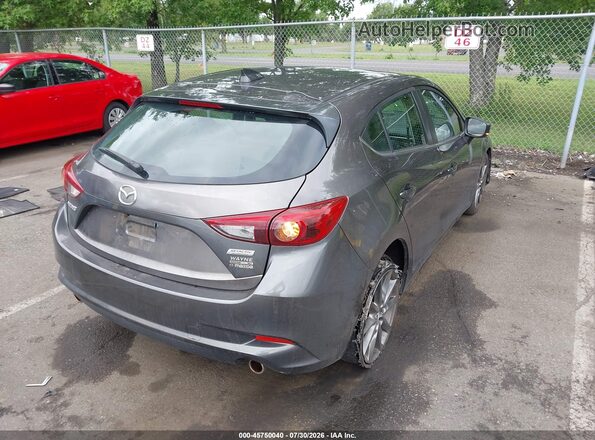3MZBN1M37JM215682 2018 MAZDA 3 Серый Задняя правая четверть
