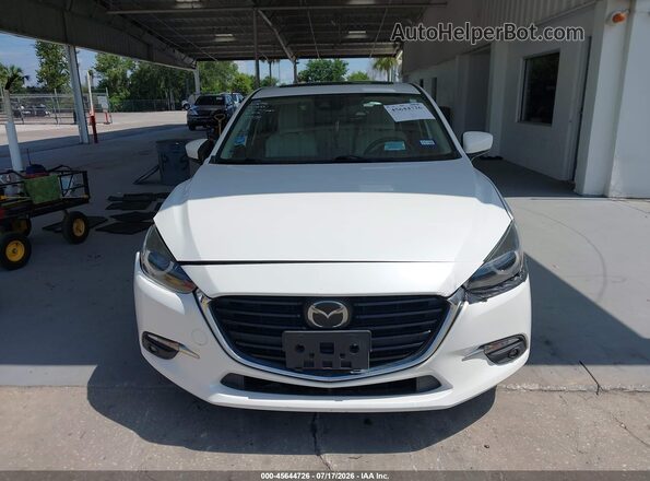 3MZBN1M37JM277115 2018 MAZDA 3 White Instrument cluster view