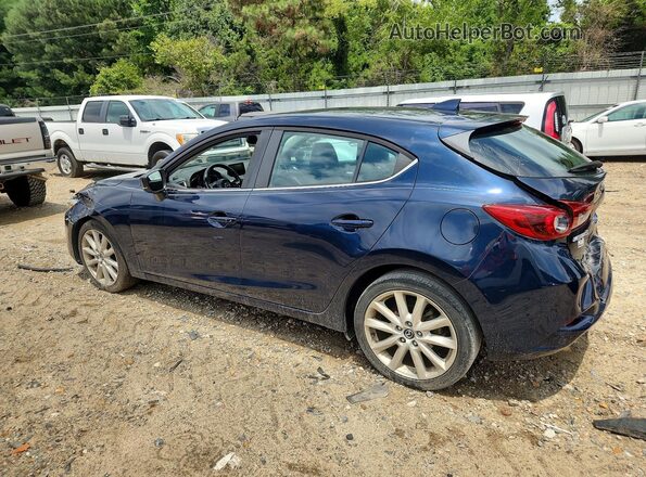 3MZBN1M38HM136662 2017 MAZDA 3 Синий Задняя левая четверть