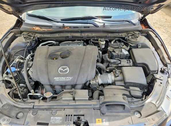 3MZBN1M38HM136662 2017 MAZDA 3 Синий Вид задней части салона