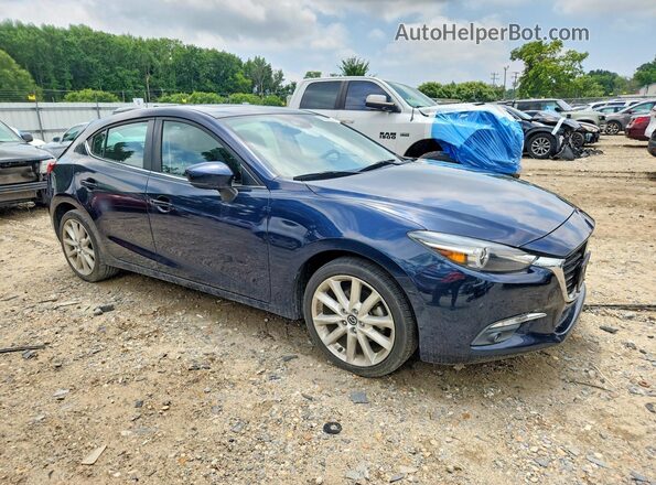 3MZBN1M38HM136662 2017 MAZDA 3 Синий Передняя правая четверть