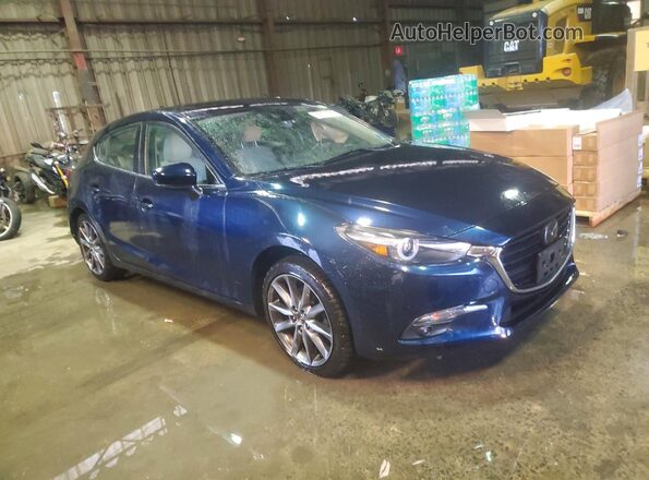 3MZBN1M38JM258721 2018 MAZDA 3 Blue Առջևի աջ